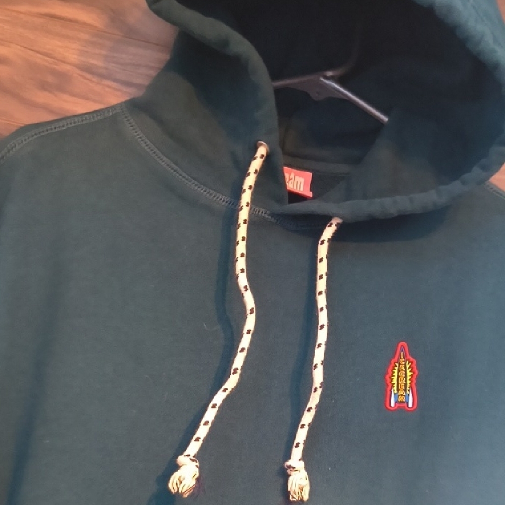 ICECREAM Billionaire Boys Club Teal Rocket Pullover Hoodie Y2K Streetwear - Picture 4 of 12